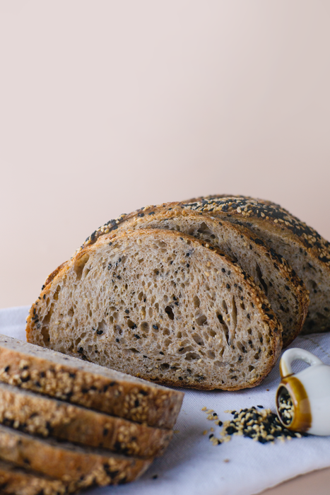 Sesame Sourdough Loaf